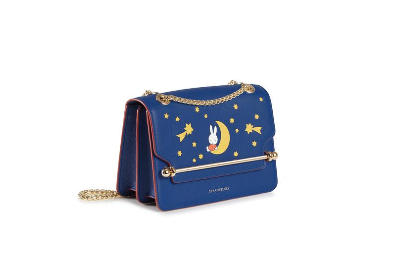 EAST/WEST MINI MIFFY NIGHT COBALT WITH MAPLE EDGE