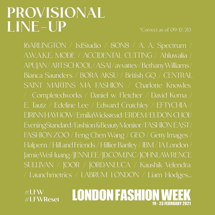 London Fashion Week 2021 